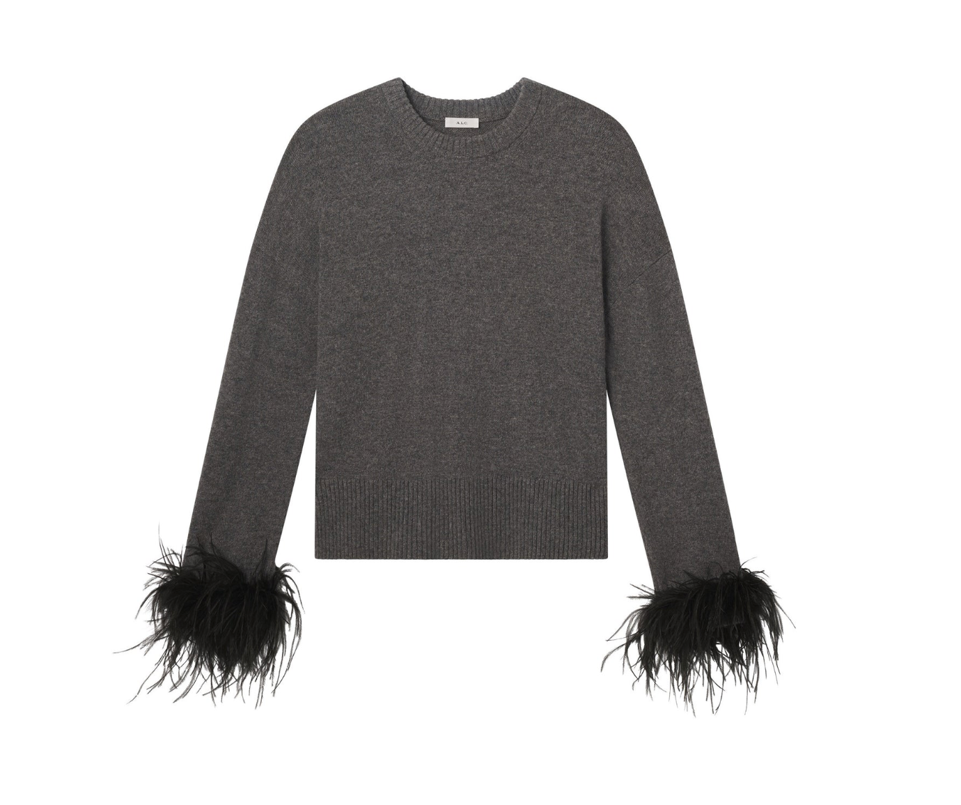 Wilda Feather Trimmed Sweater