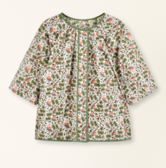 Somerset Top in Pink Cowrie