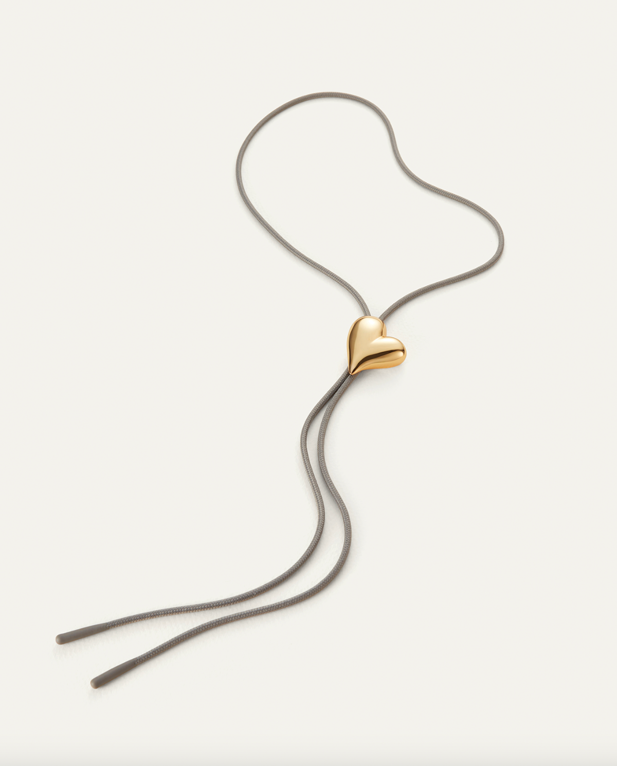 Art Heart Bolo Tie Gold