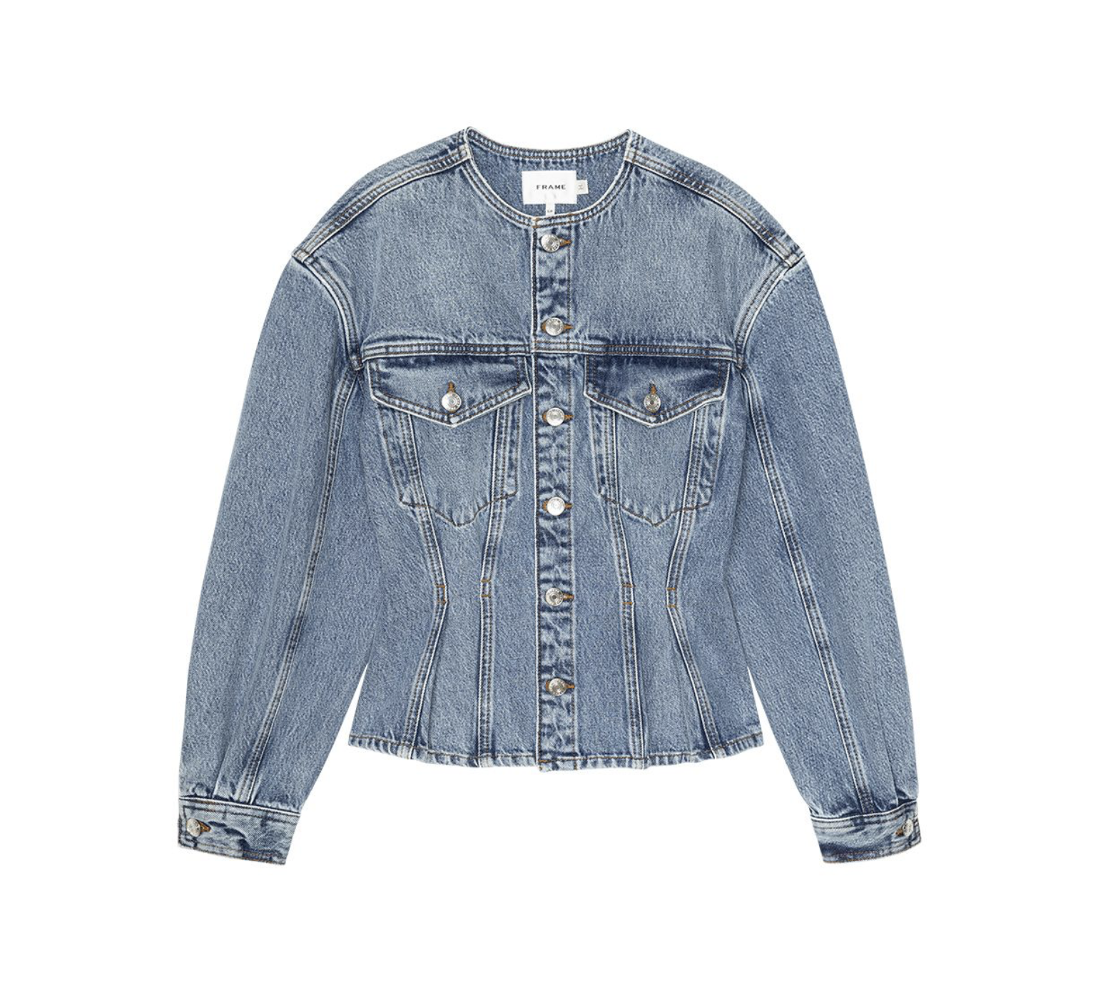 The Nipped Collarless Jacket