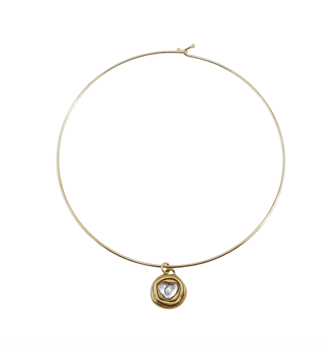 I Heart New York Bezel Necklace