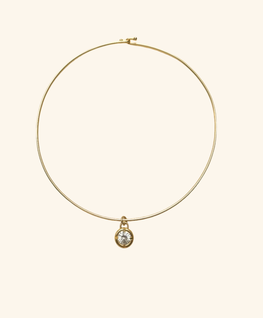 Big Baby Bezel Necklace