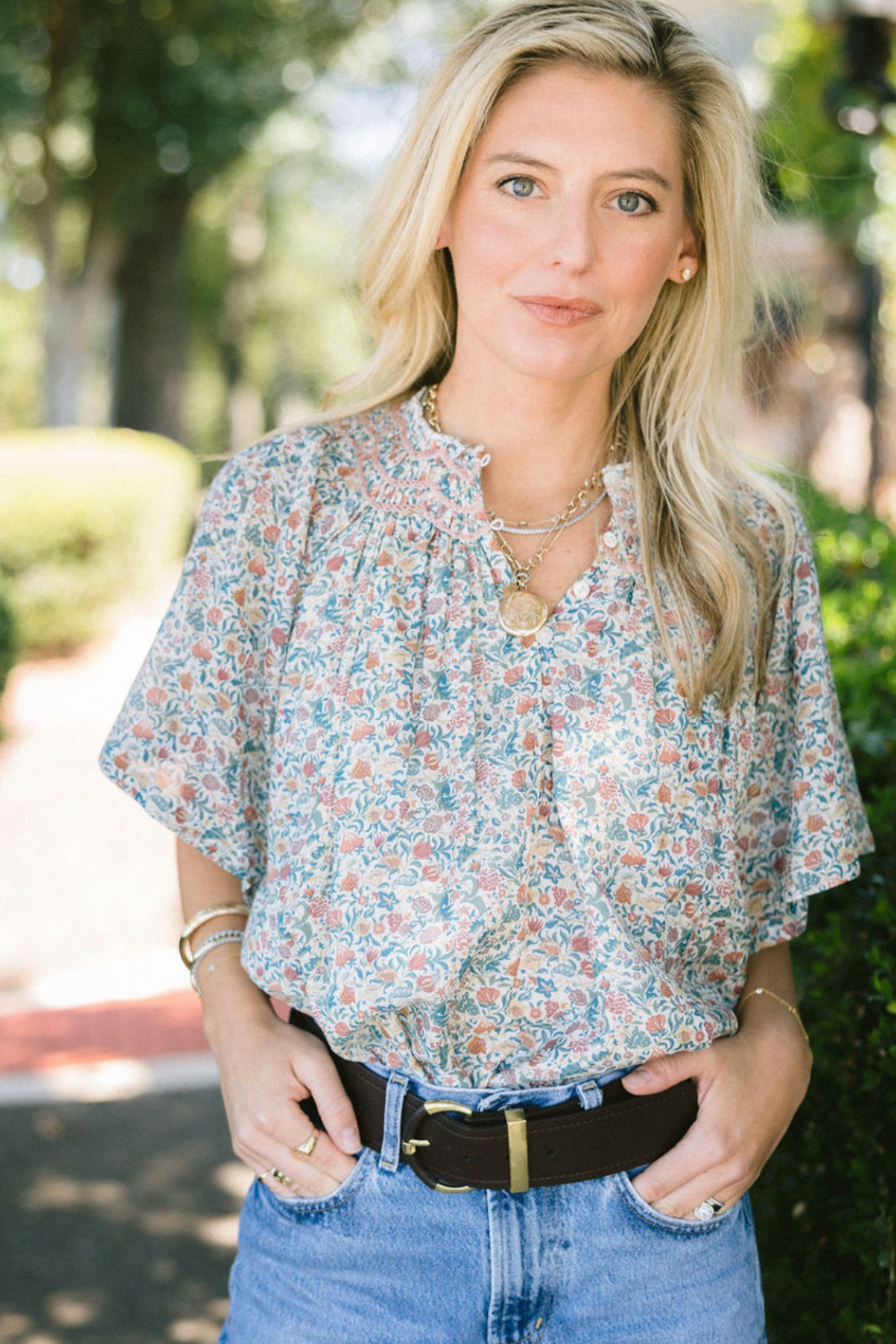 Willow Top In Pressed Primrose