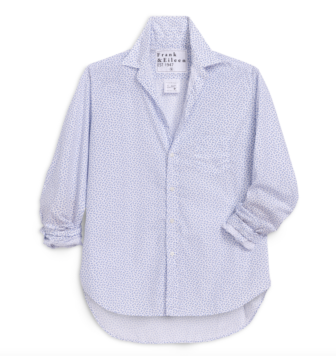 Eileen Relaxed Button-Up Shirt TNYF Tiny Flowers