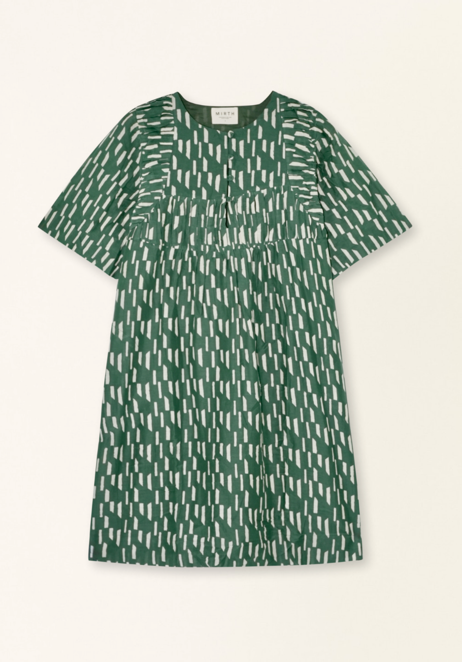 Marrakesh Dress in Verdure Rainfall