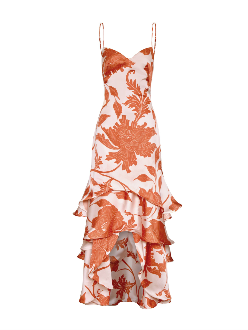 Estetica Pura Dress Peach Florals