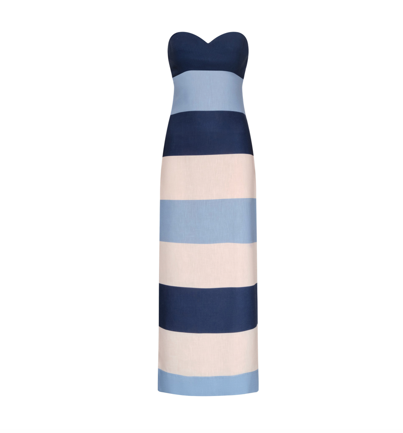Sono Veri Maxi Dress Blue Stripes