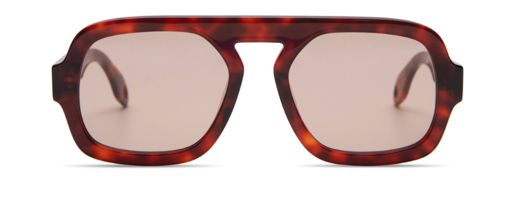 Jane in Dark Red Tortoise Maroon Lens