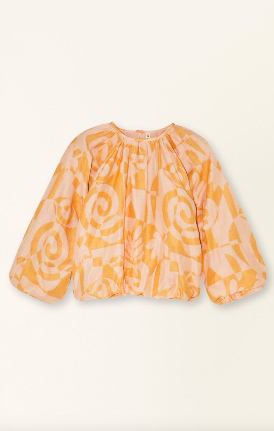 Andaman Bubble Top In Orangsicle