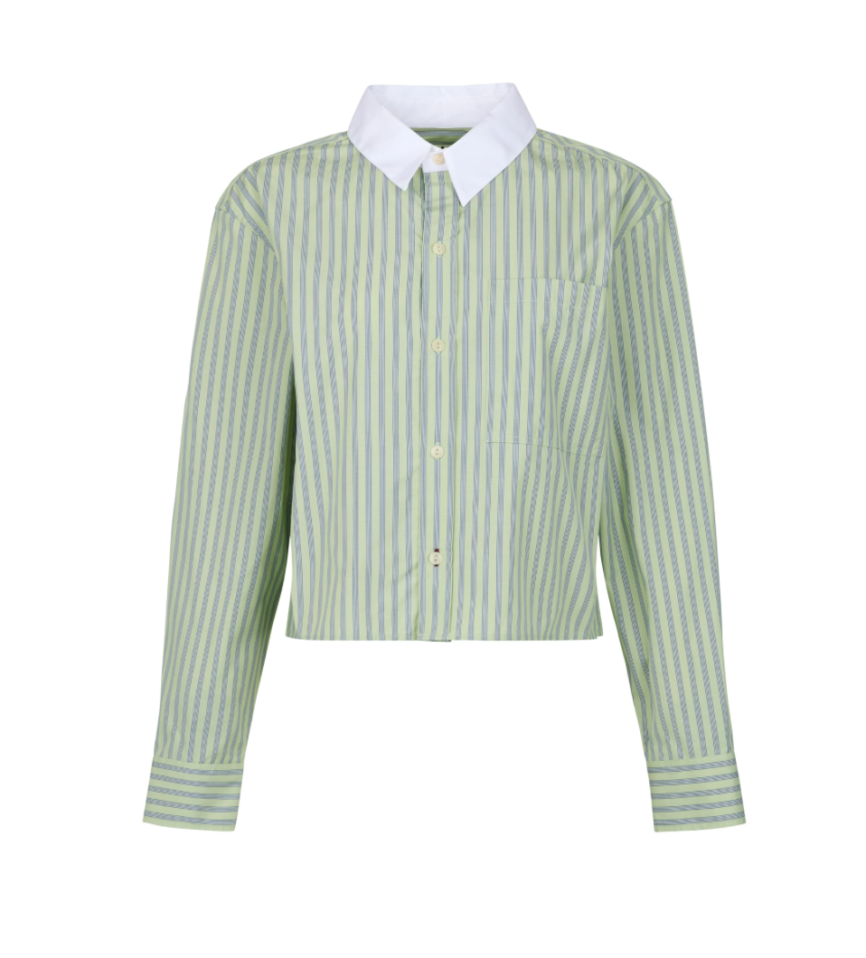 Ruth Crop Shirt Thistle