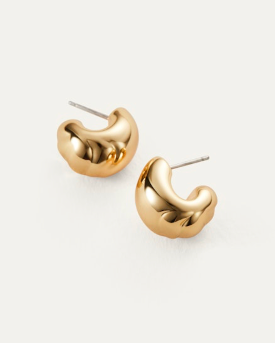 Small Nell Hoops Gold