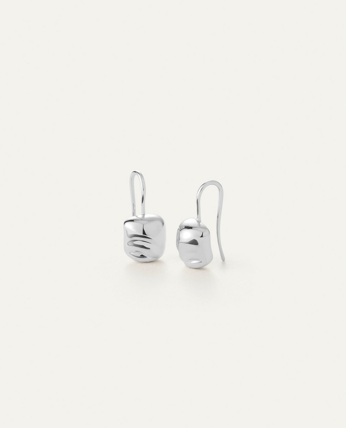 Rue Drop Earrings Silver