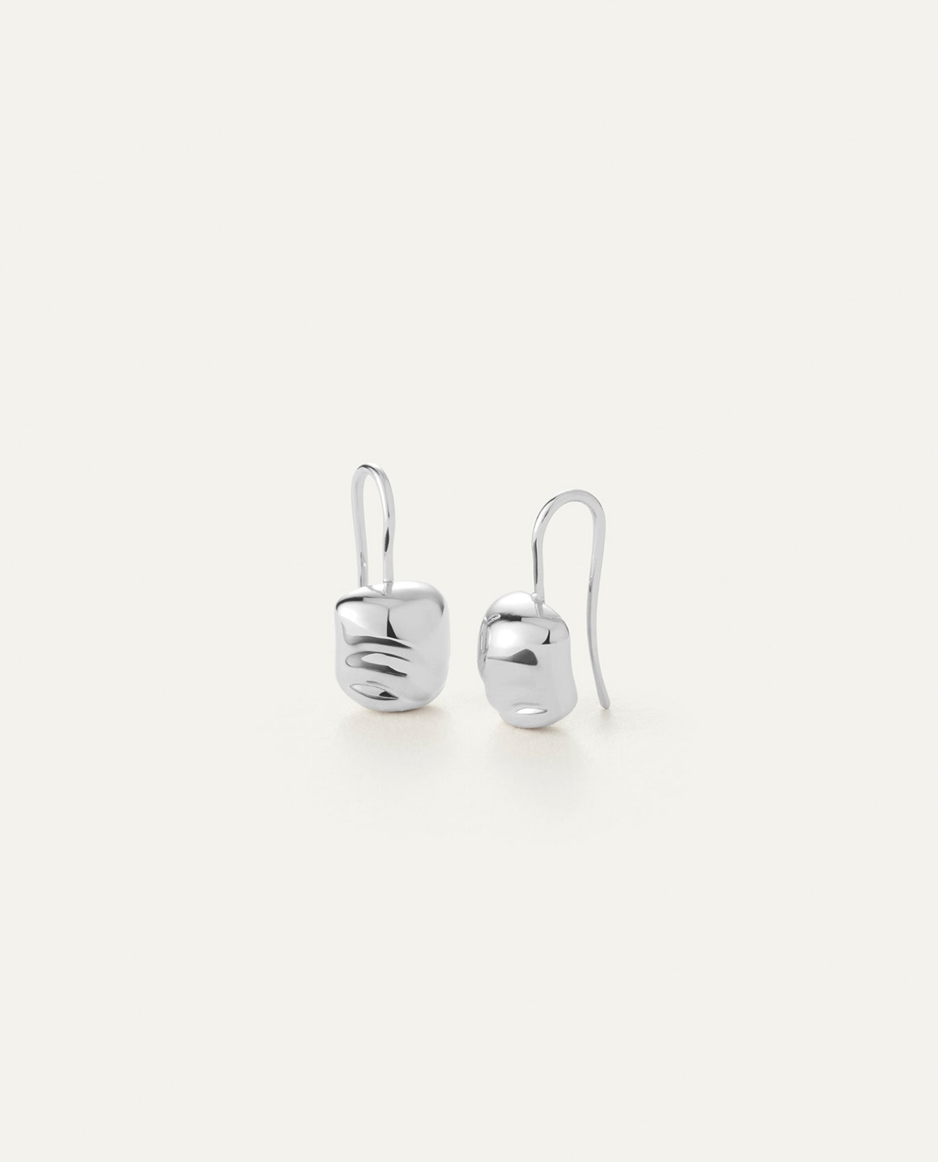 Rue Drop Earrings Silver