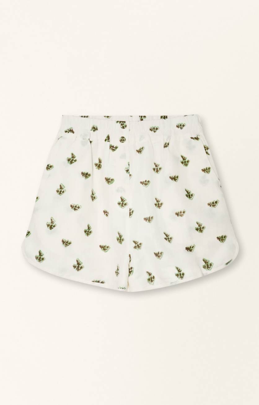 Track Short In Chocolate Mint Boteh