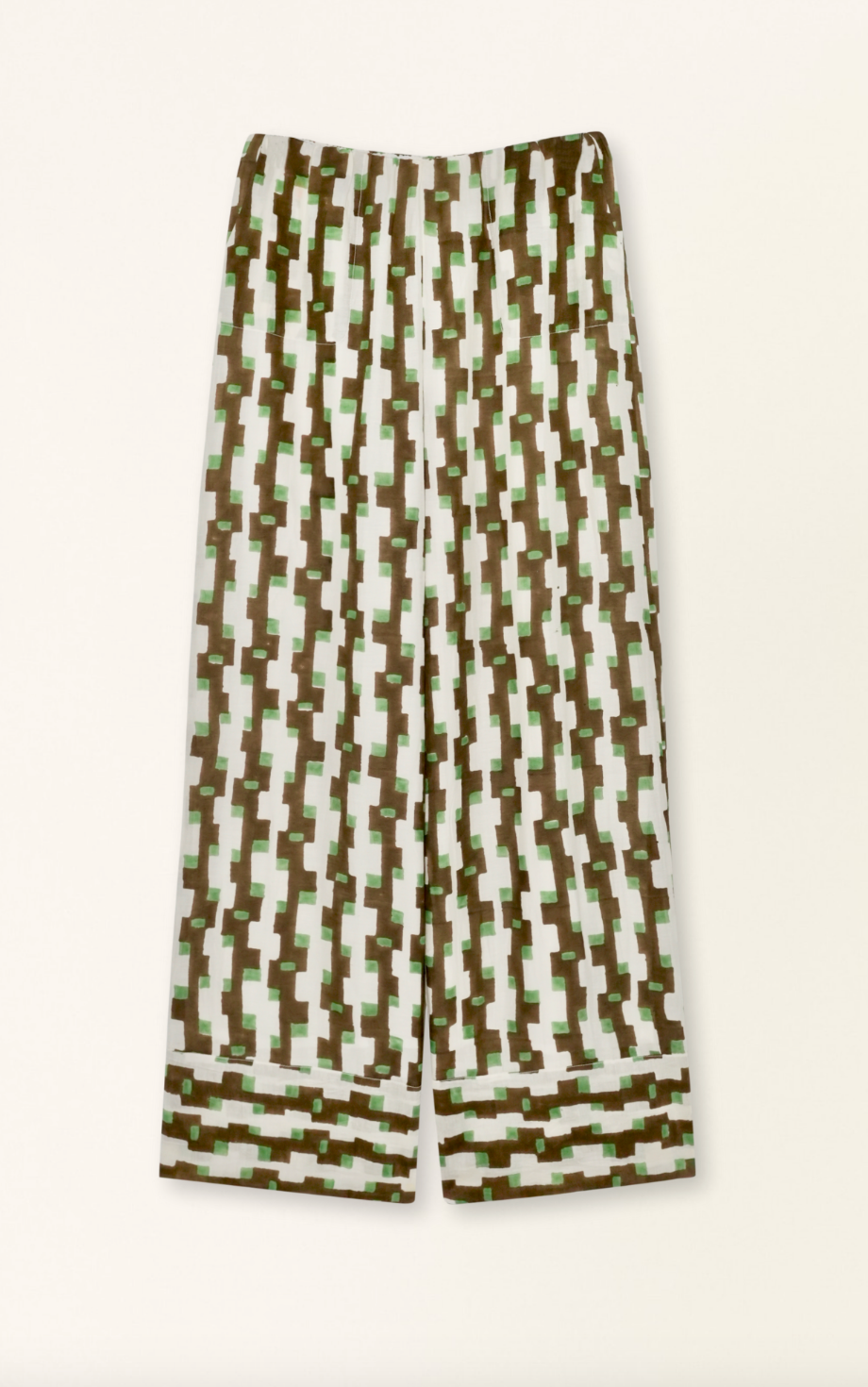 Woodstock Pant In Chocolate Mint Hopscotch