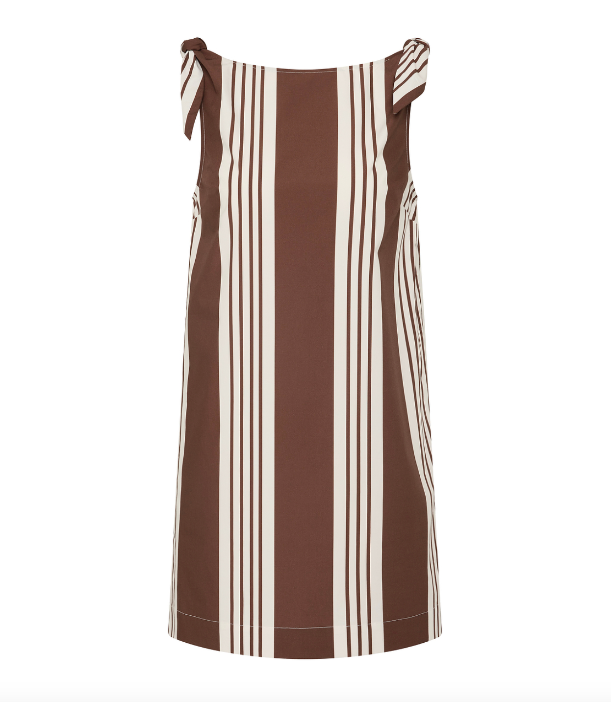 Rosie Mini Dress Chocolate Stripe