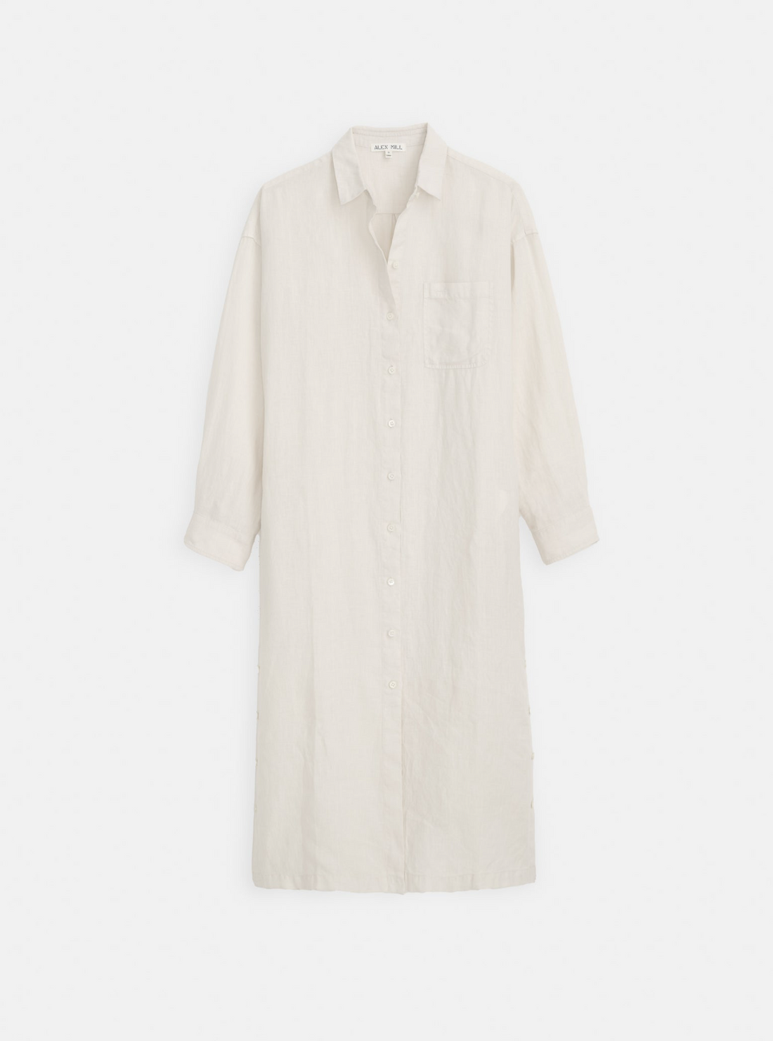 Kerry Shirtdress in Linen Light Cement