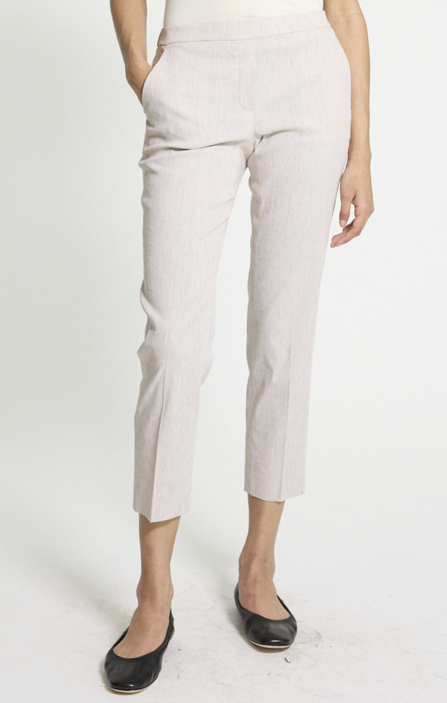 Treeca Pull On Linen Cognac Multi