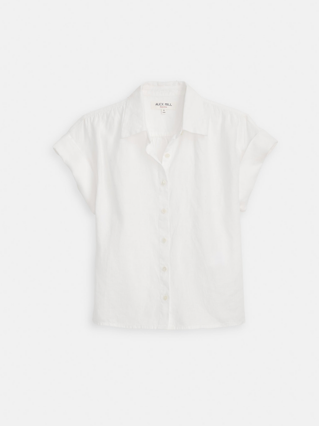 Maddie Blouse In Linen White