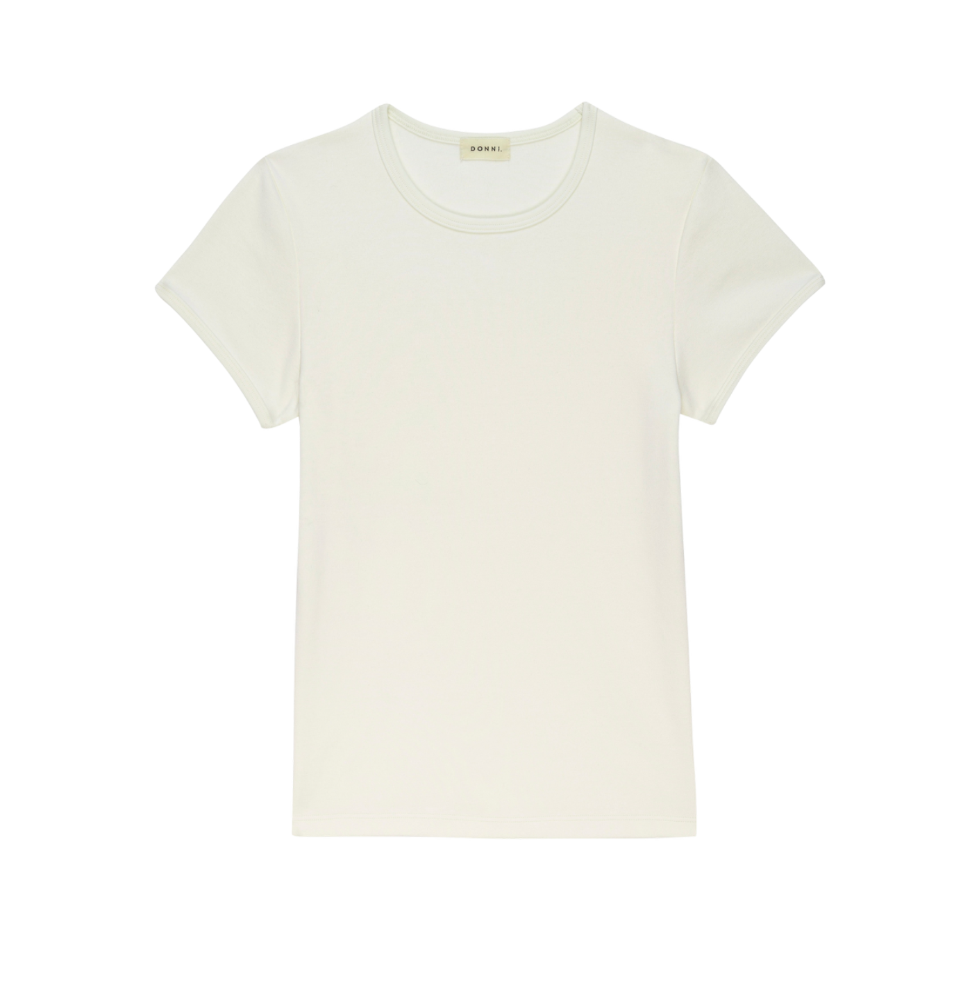 The Baby Rib Tee Creme