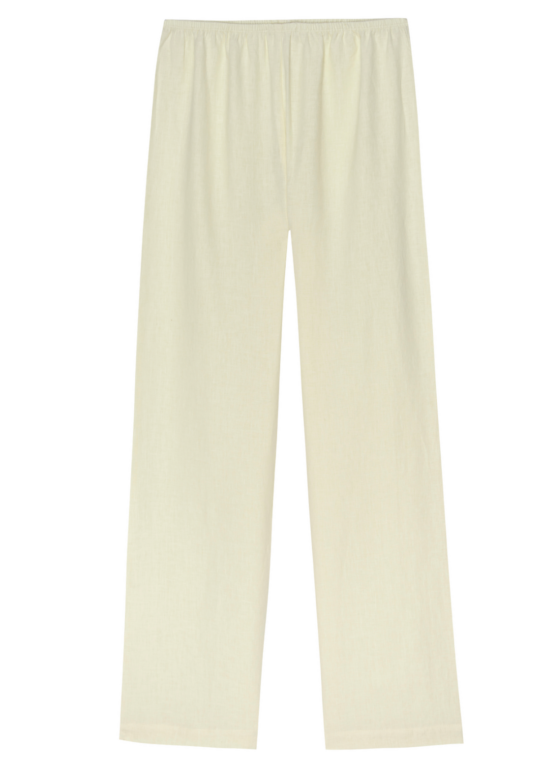 The Linen Simple Pant Creme