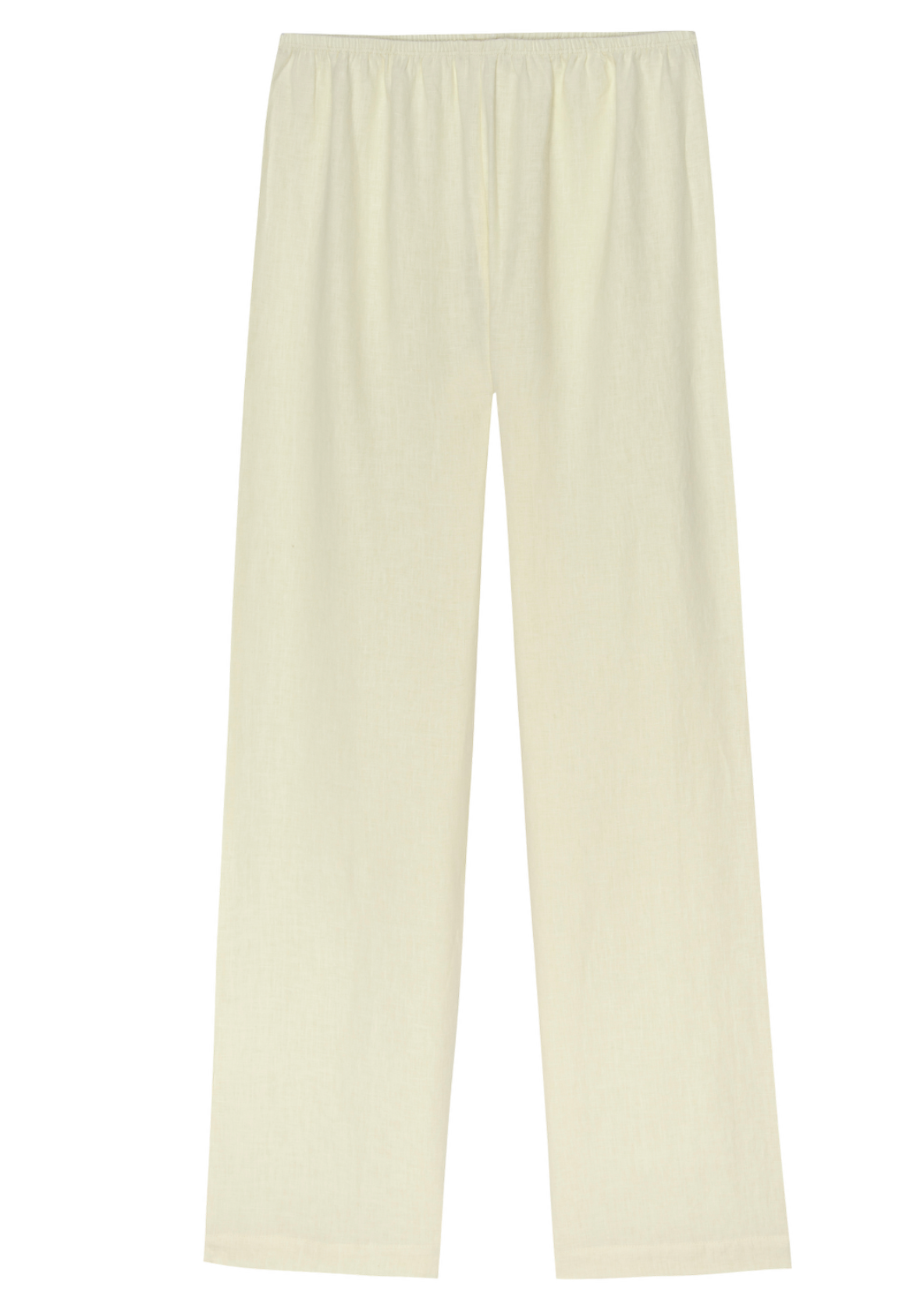 The Linen Simple Pant Creme