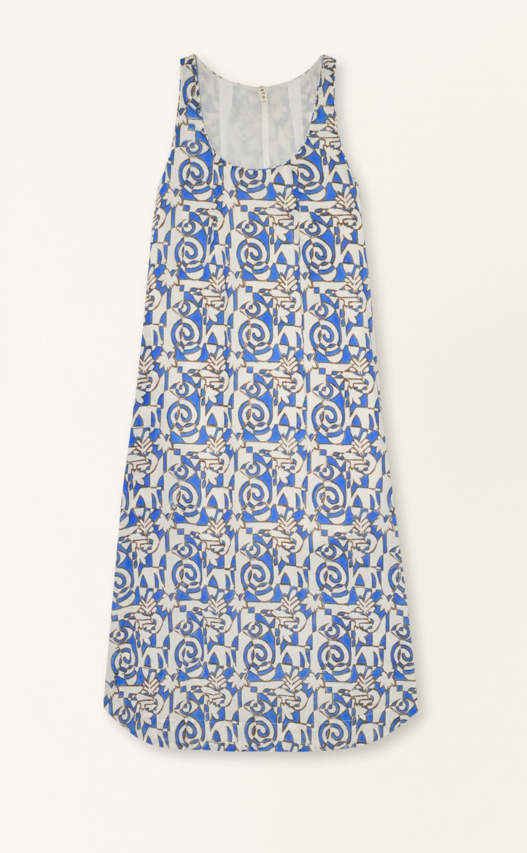 Cassis Dress in Blue Heka