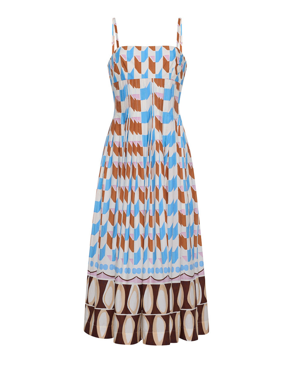 Sea Island Dress Talavera Tile Ivory