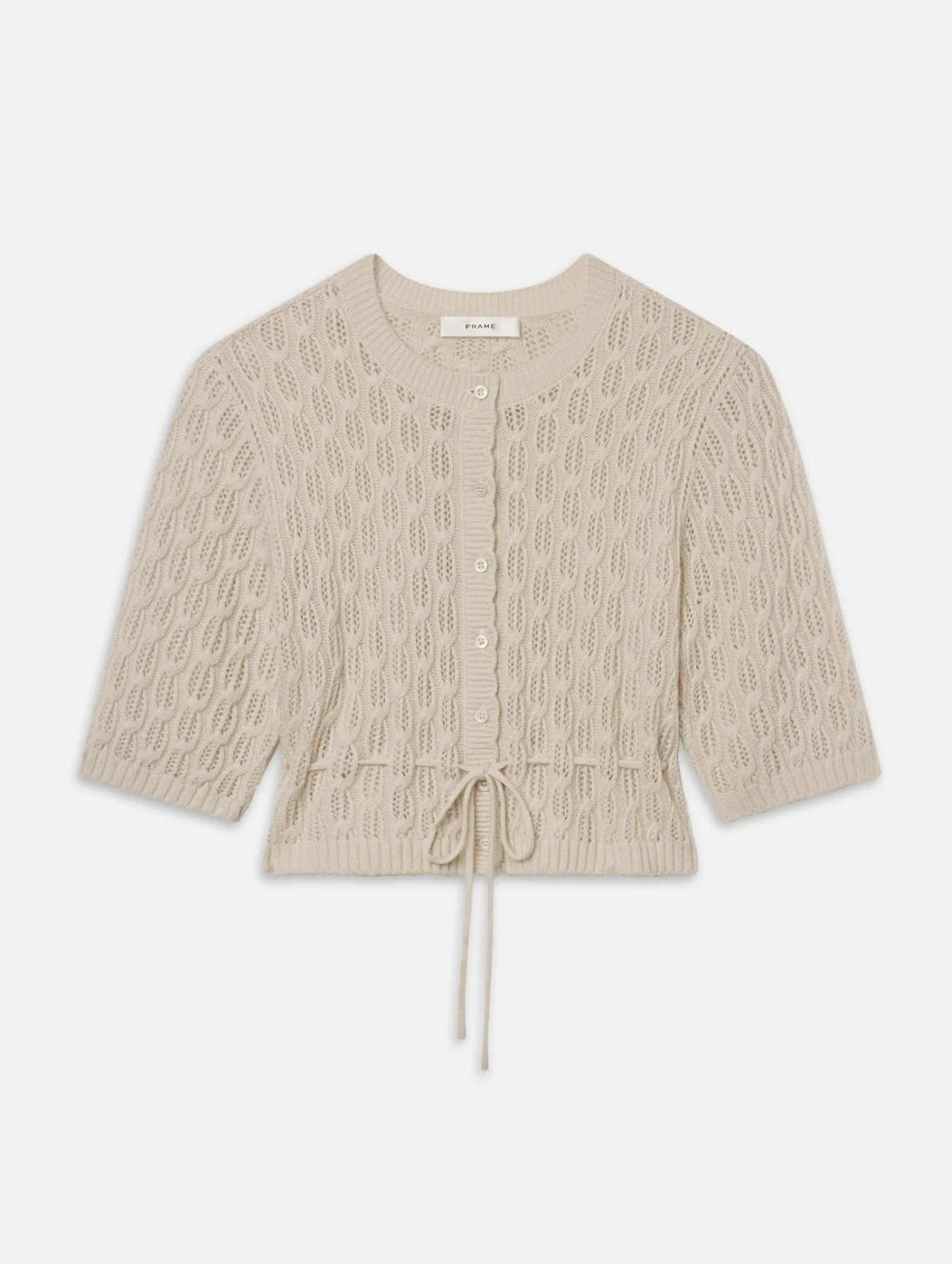 The Clover Cardi Oatmeal