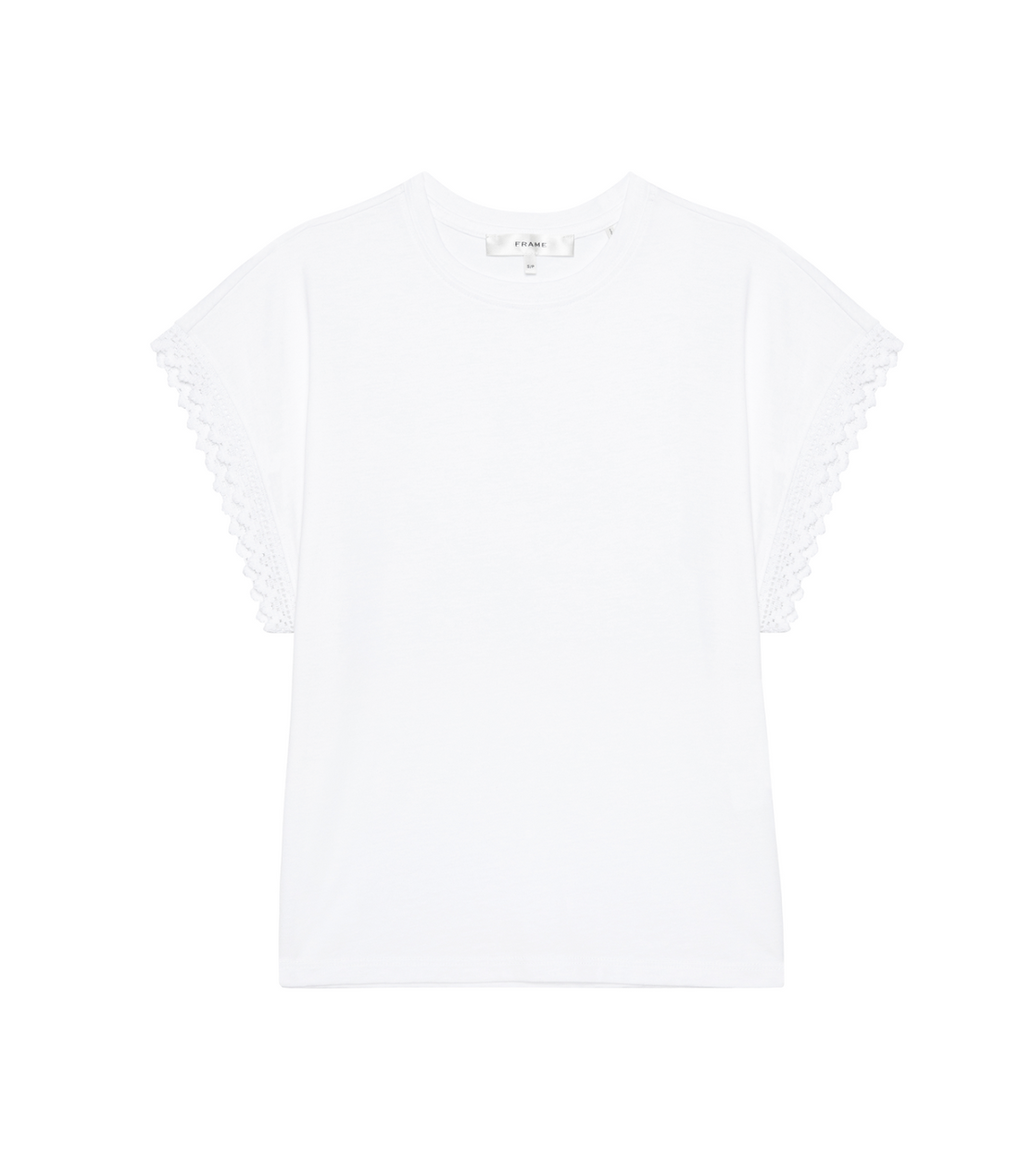 The Crochet Muscle Tee White