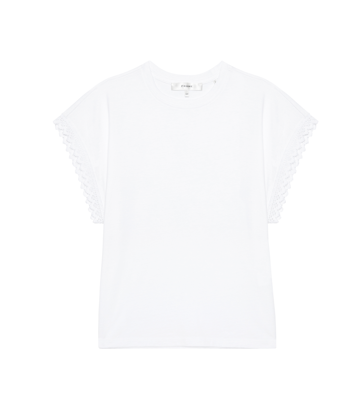 The Crochet Muscle Tee White