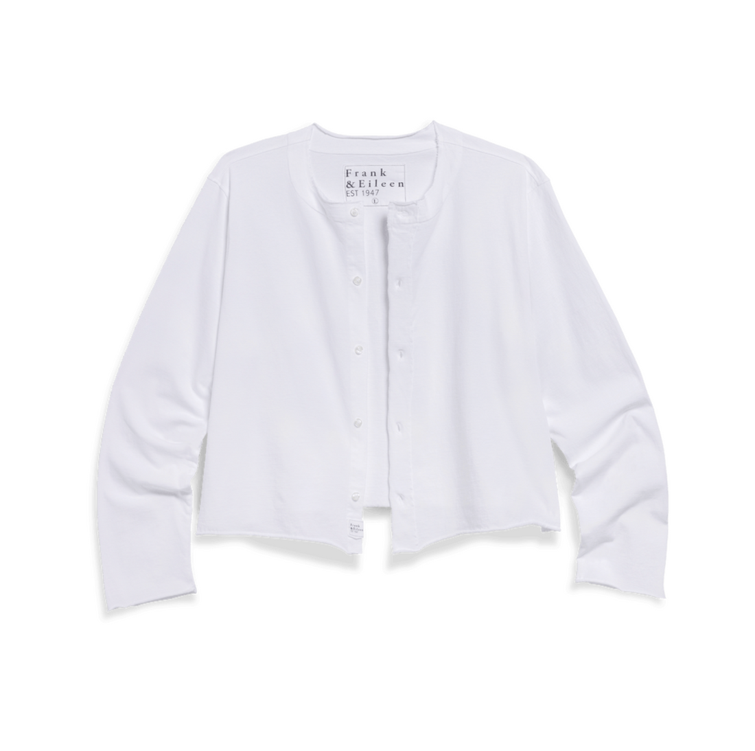 Jackie T-Shirt Cardigan White