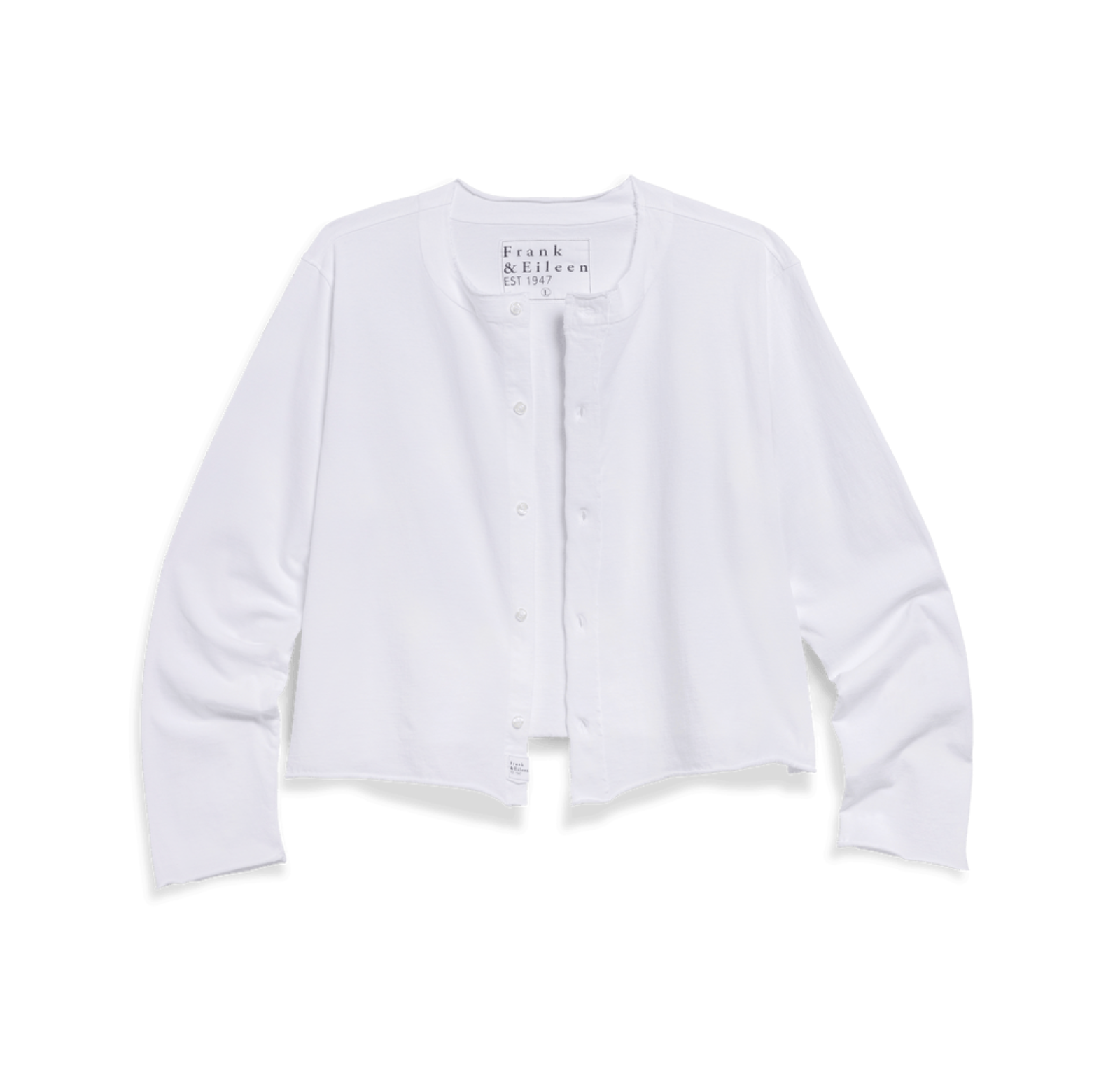 Jackie T-Shirt Cardigan White