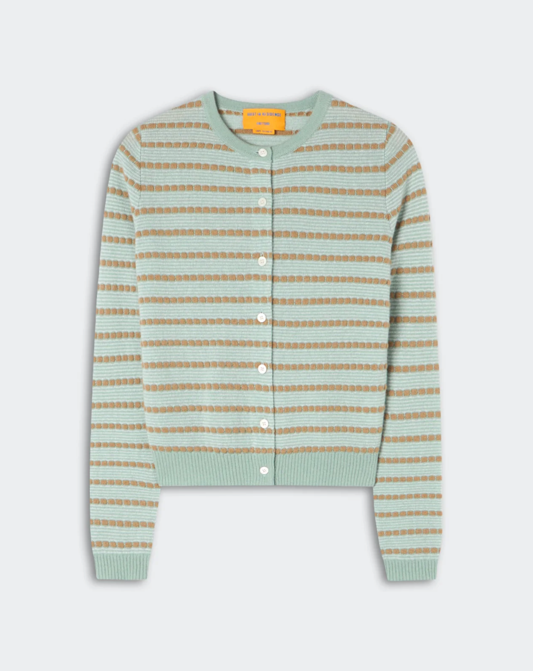 Pebble Stripe Jane Cardigan Sage Brush Combo