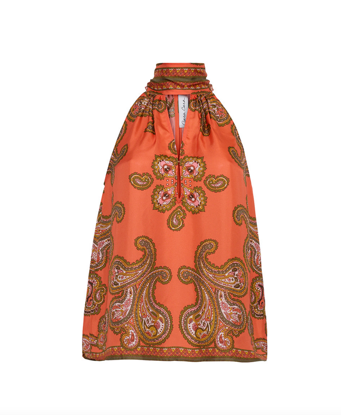 Sundance Halter Top Sierra Paisley Orange