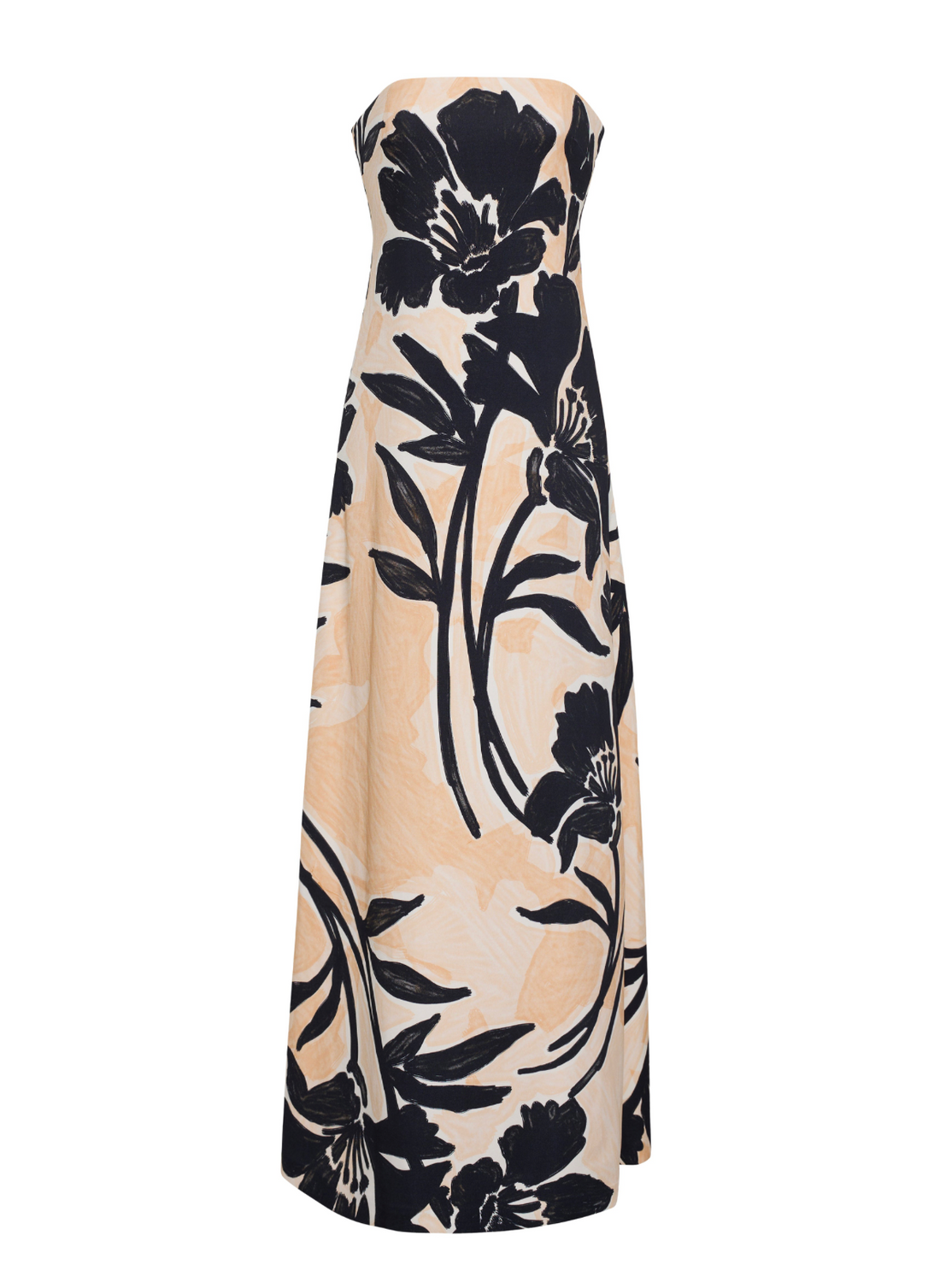 Bendita Dress Flora Shadow Ginger