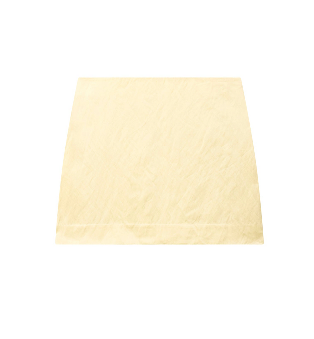 Petra Satin Mini Skirt Light Canary
