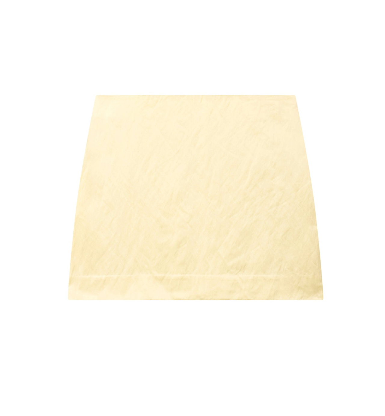 Petra Satin Mini Skirt Light Canary