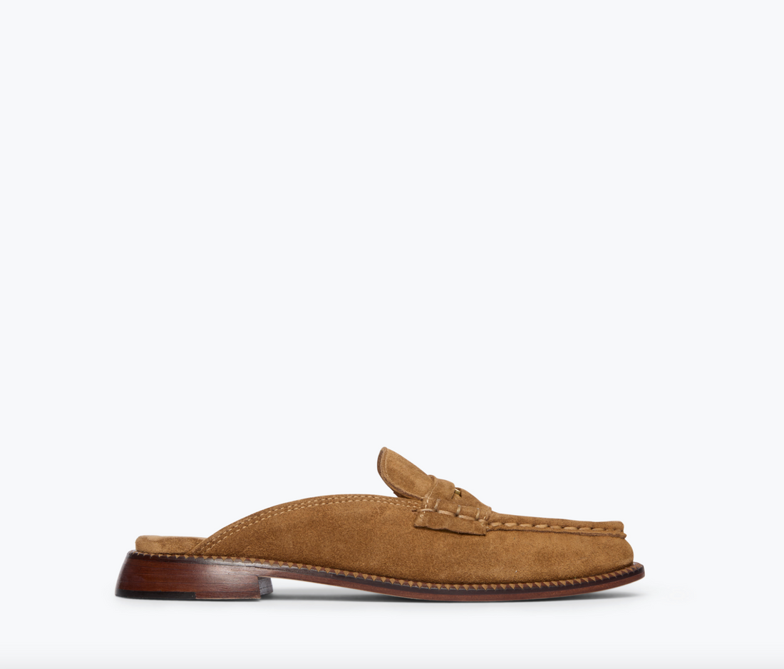 Temi Chesnut Suede With Hardware
