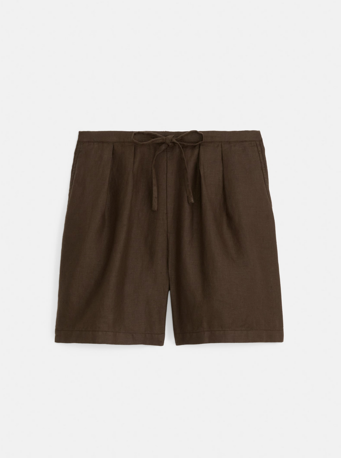 Hudson Short in Linen Roasted Bean