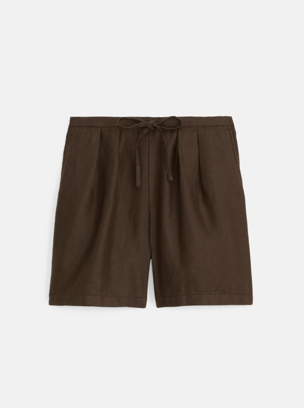 Hudson Short in Linen Roasted Bean