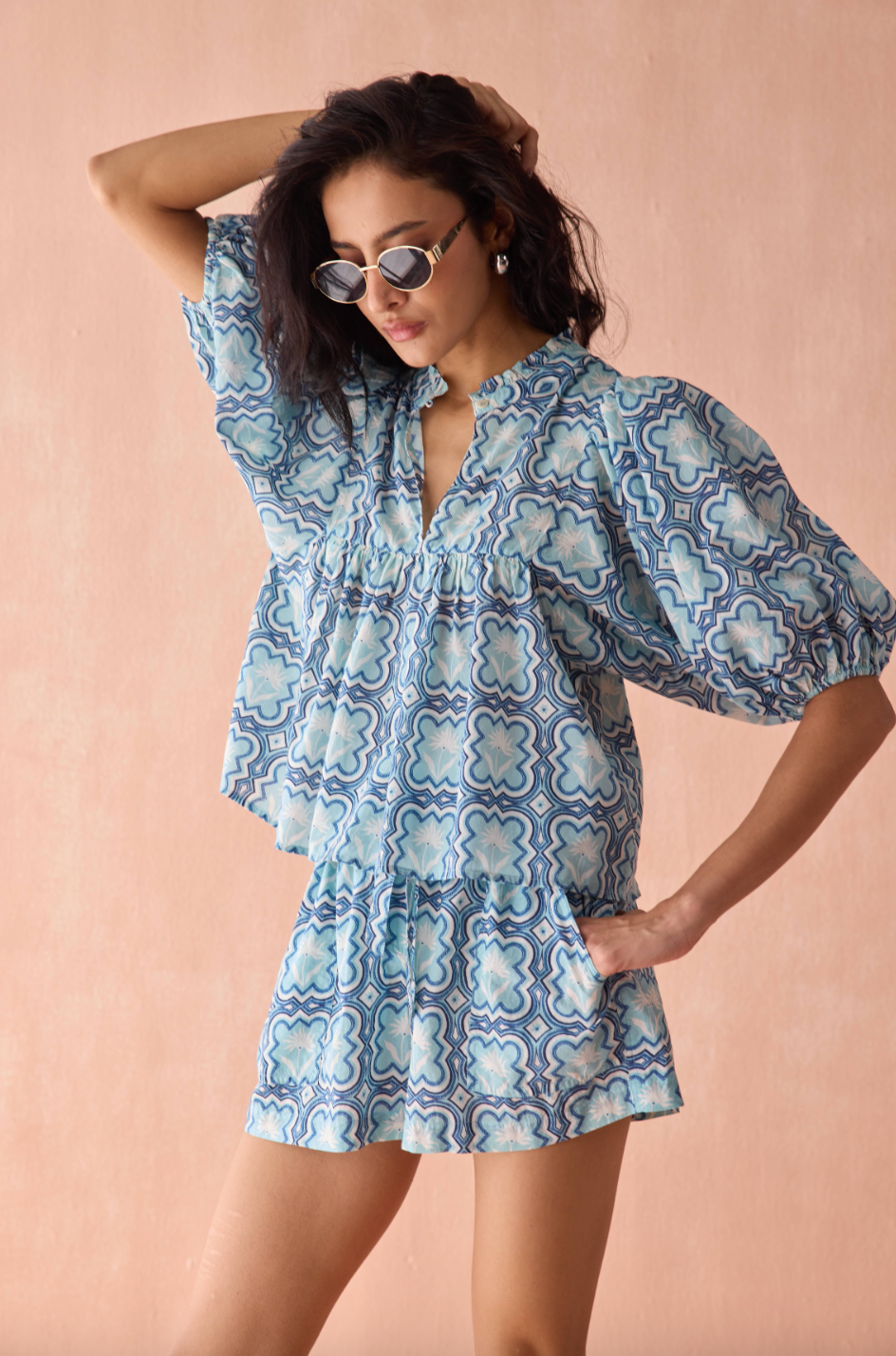 Wren Blouse Leena Santorini
