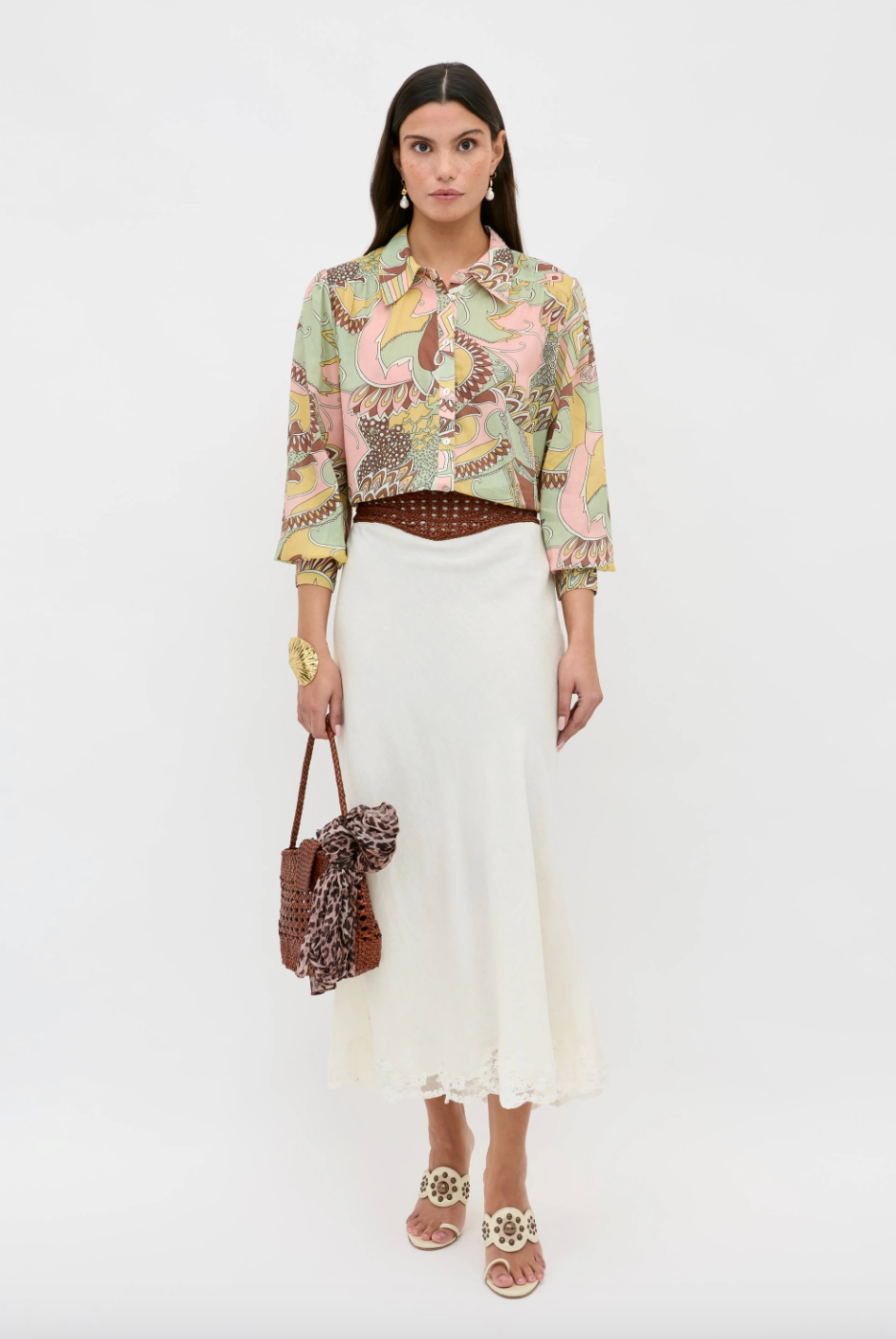 Blake Top Bianca Abstract Green
