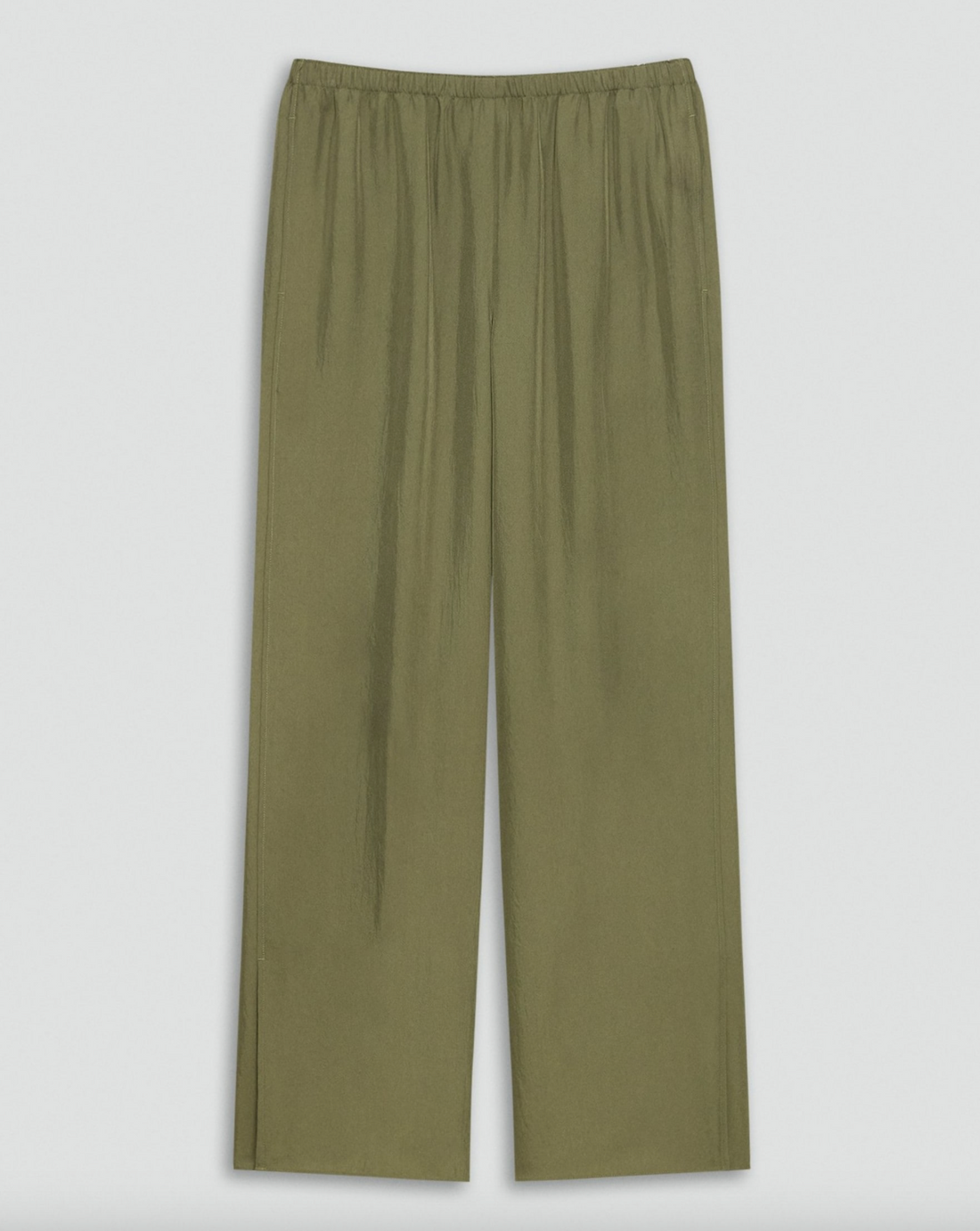 Vented Pull-On Pant in Washed Twill Forest Moss