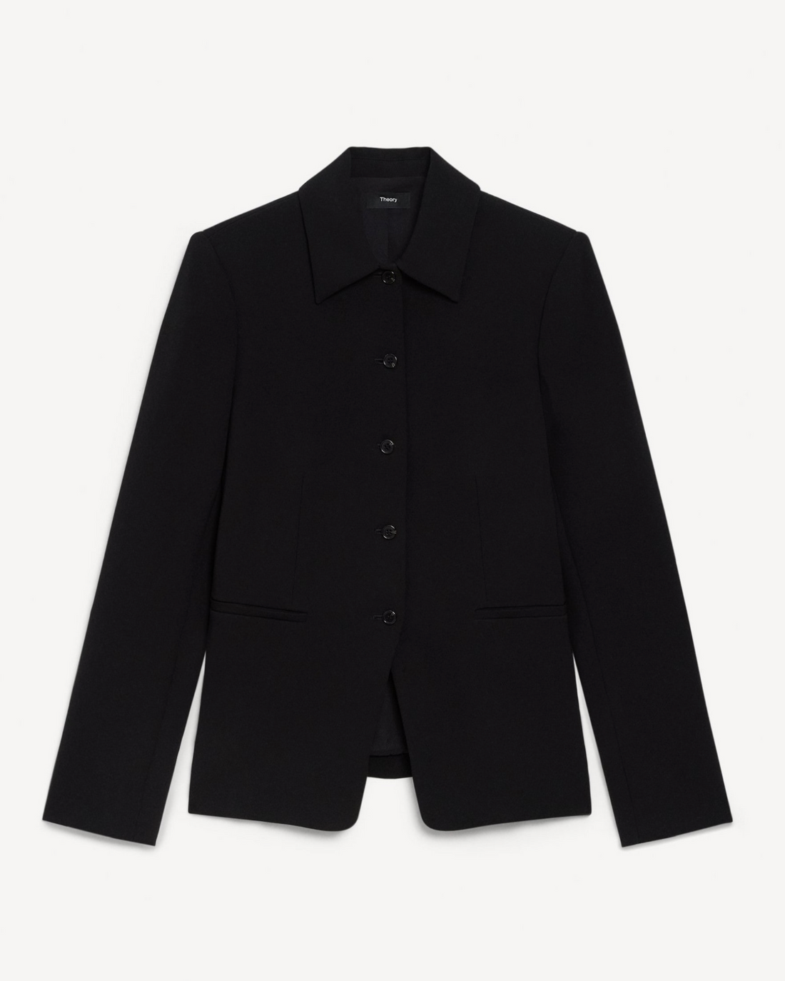 Cutaway Jacket in Admiral Crepe Black