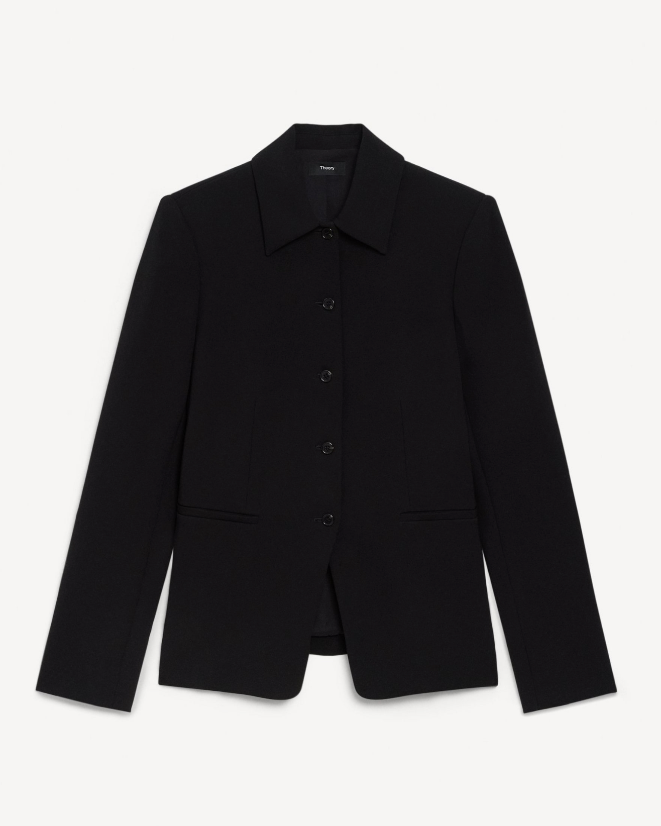 Cutaway Jacket in Admiral Crepe Black
