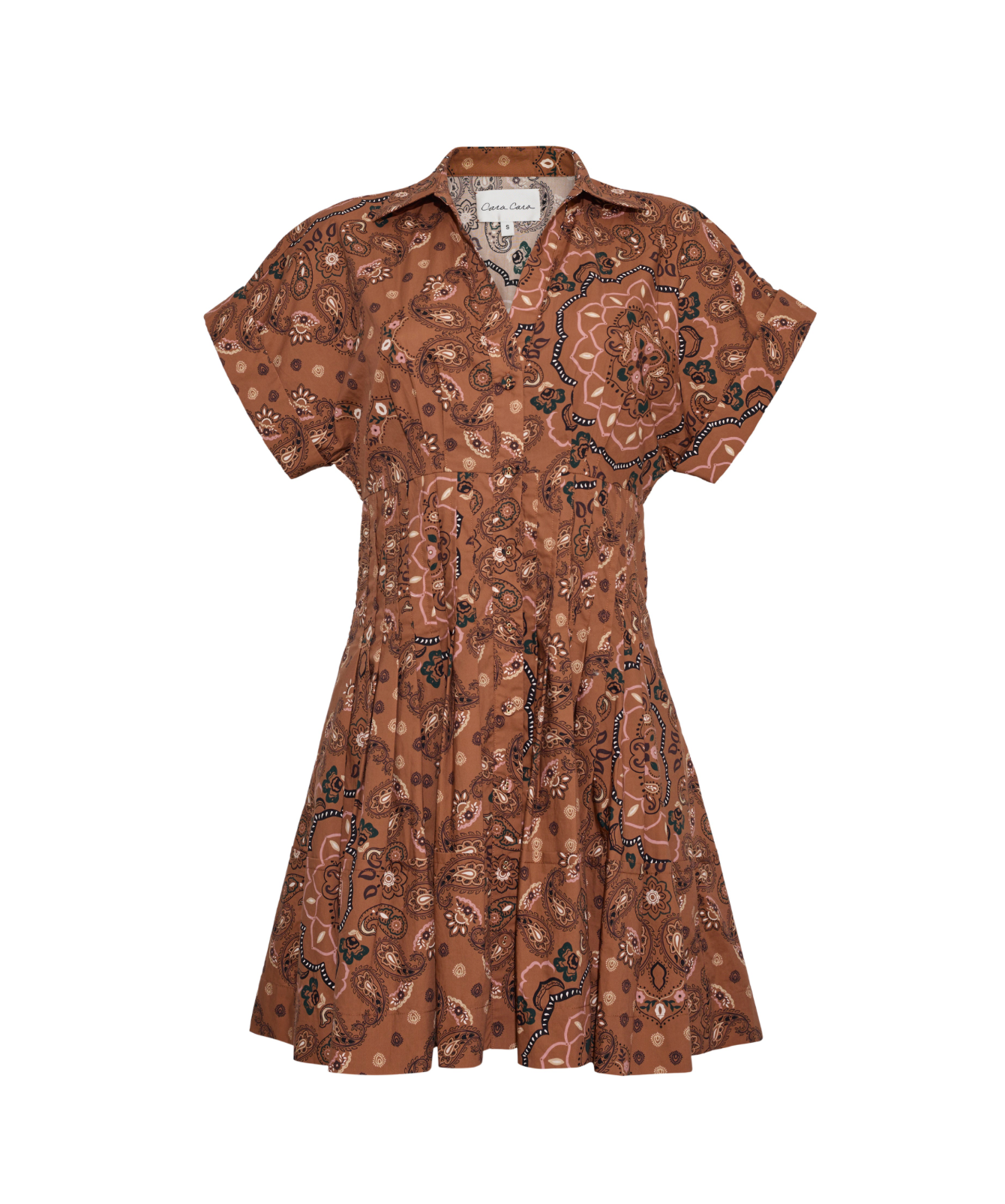 Nash Mini Dress Bandana Camel