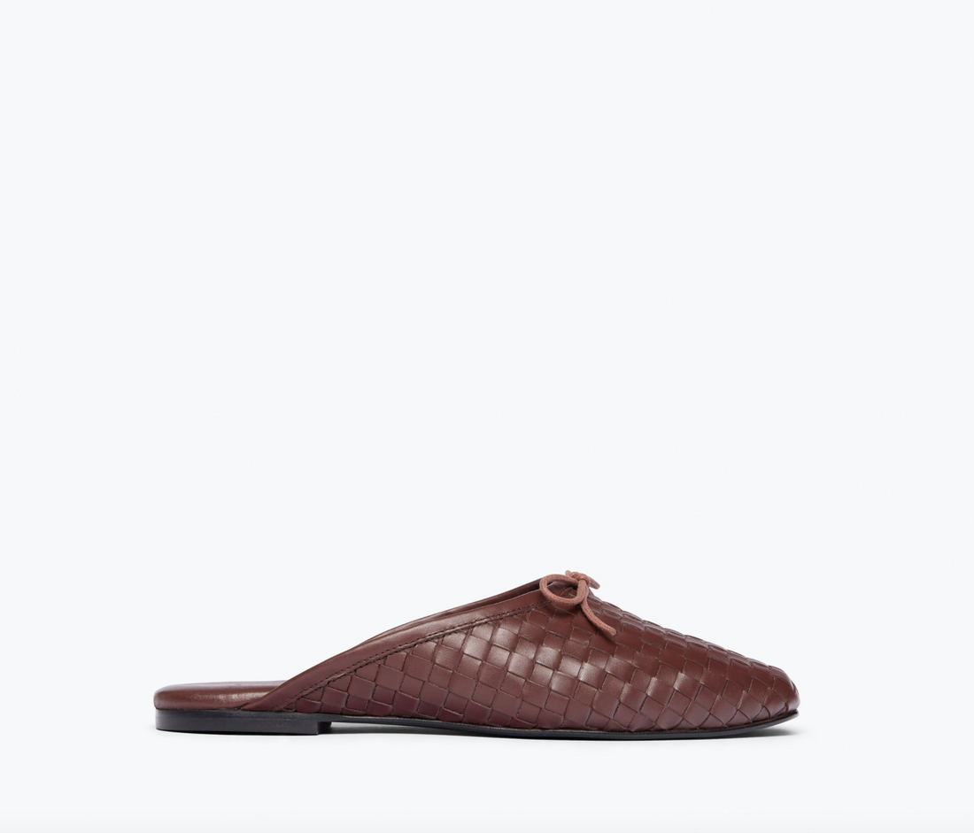 Cami Umber Woven Mule