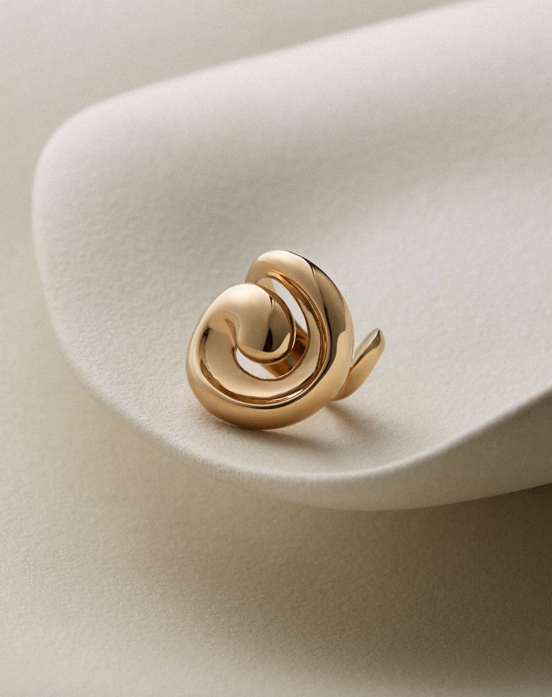 Renzo Ring High Polish Gold