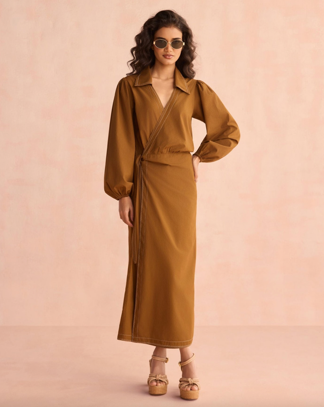 Avery Midi Solid Cinnamon